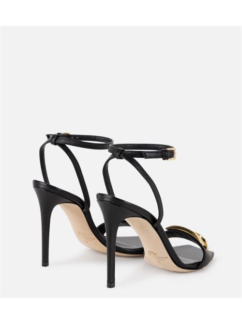 SANDALS WITH JEWEL DETAIL ELISABETTA FRANCHI | SA45L52E2110 nero